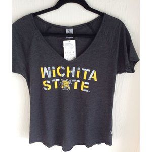 NWT, Wichita State, NCAA, Size S, Venley Brand Women’s Tee Shirt,  Soft & Comfy